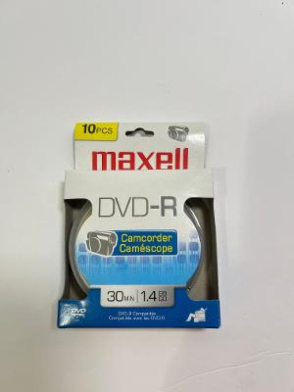 Maxell Camcorder DVD-R 10 pack 30 min 1.4 GB DVDs New